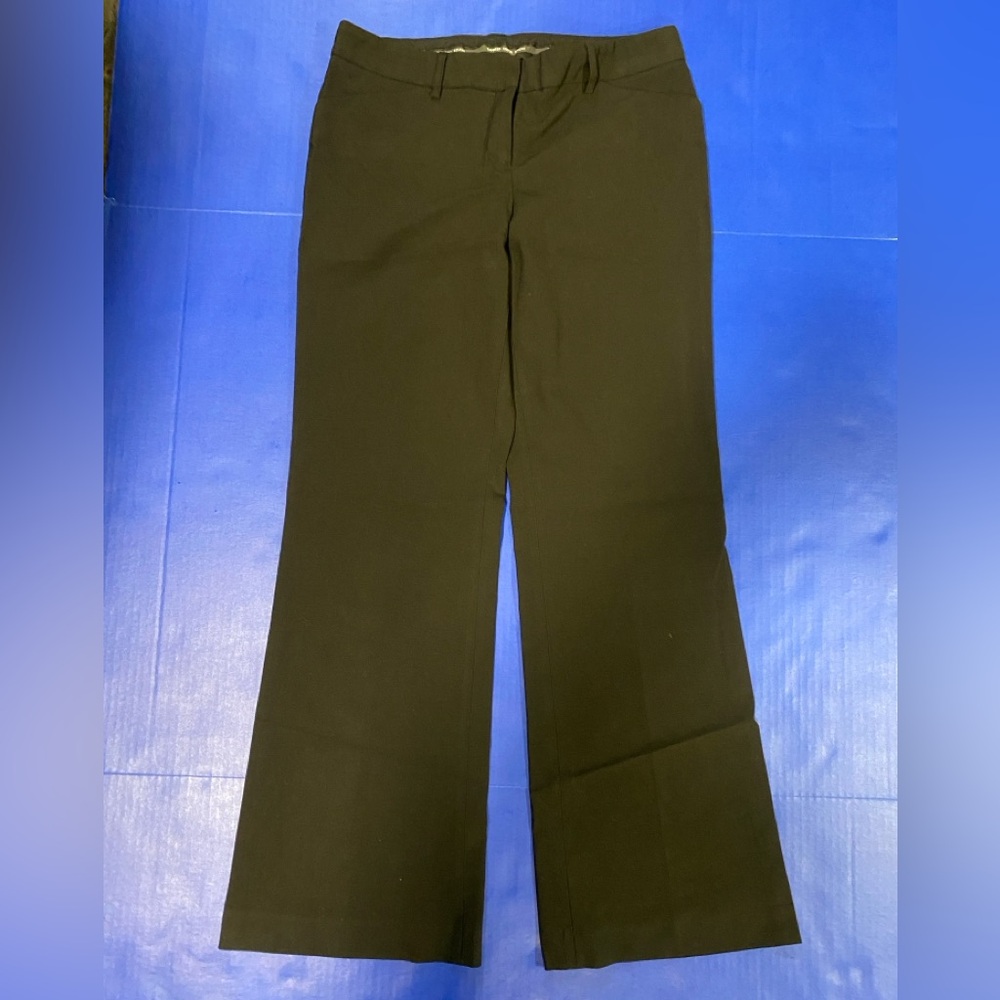 Express Design Studio Editor Solid Black Wide Leg Pants Size 8R